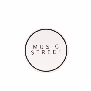 Music Street (TM) Vinyl Sticker